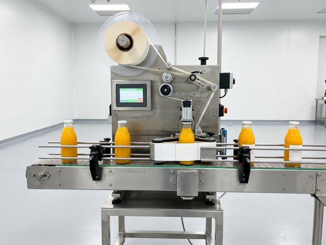 Bottle labelling machine