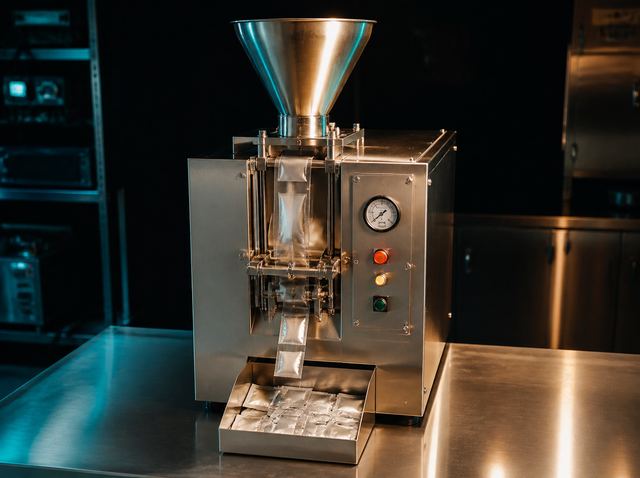 Basic powder sachet filling and sealing machine