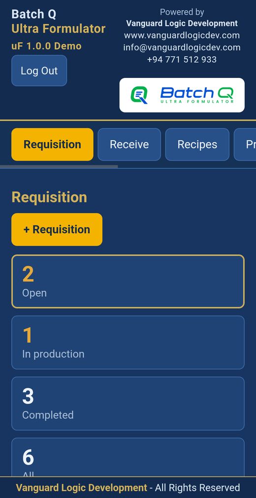 Batch Q screen