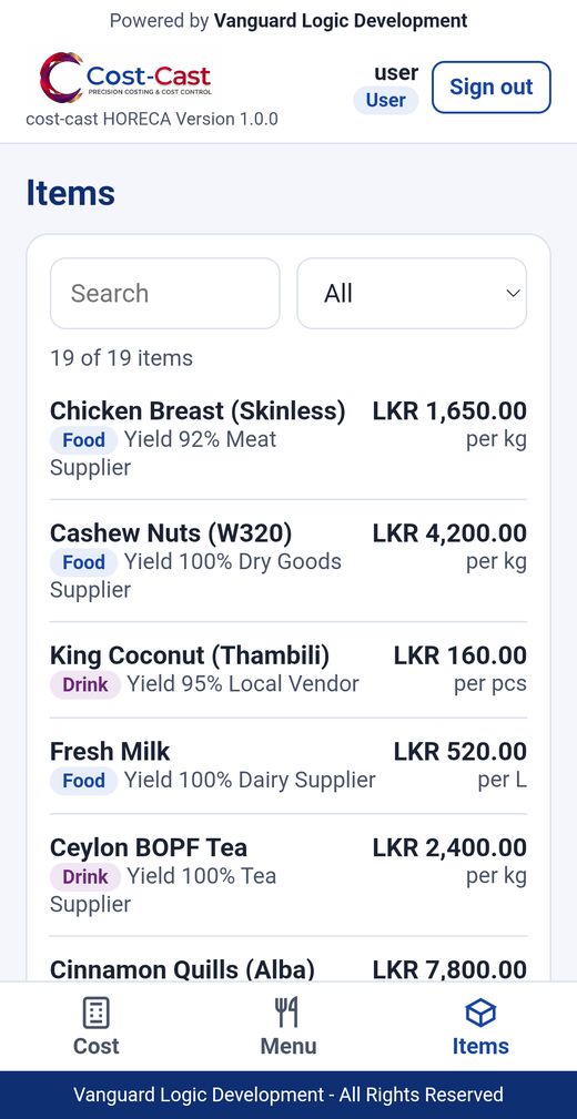 Items